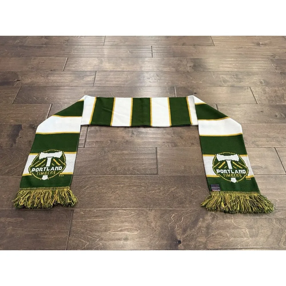 Ruffneck Scarves Multicolored Portland Timbers MLS Scarf Size 66x7 100% Acrylic